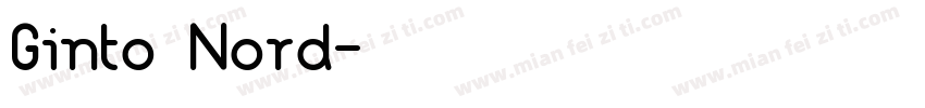 Ginto Nord字体转换